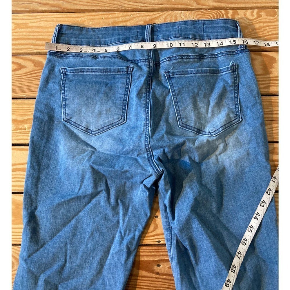 NEW NYDJ Crop Straight Leg Jeans Size 8 Women’s Blue - Picture 9 of 11